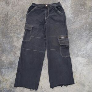 Y2K 2000s Rachel Paige Baggy Cargo Pants women’s Small 28x27 skater grunge